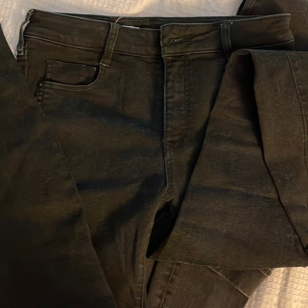 Anthropology High-Rise Denim Leggins